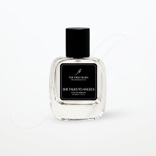 50mL Parfum Bottle, She Talks to Angels by The First Burn Fine Fragrance Co.