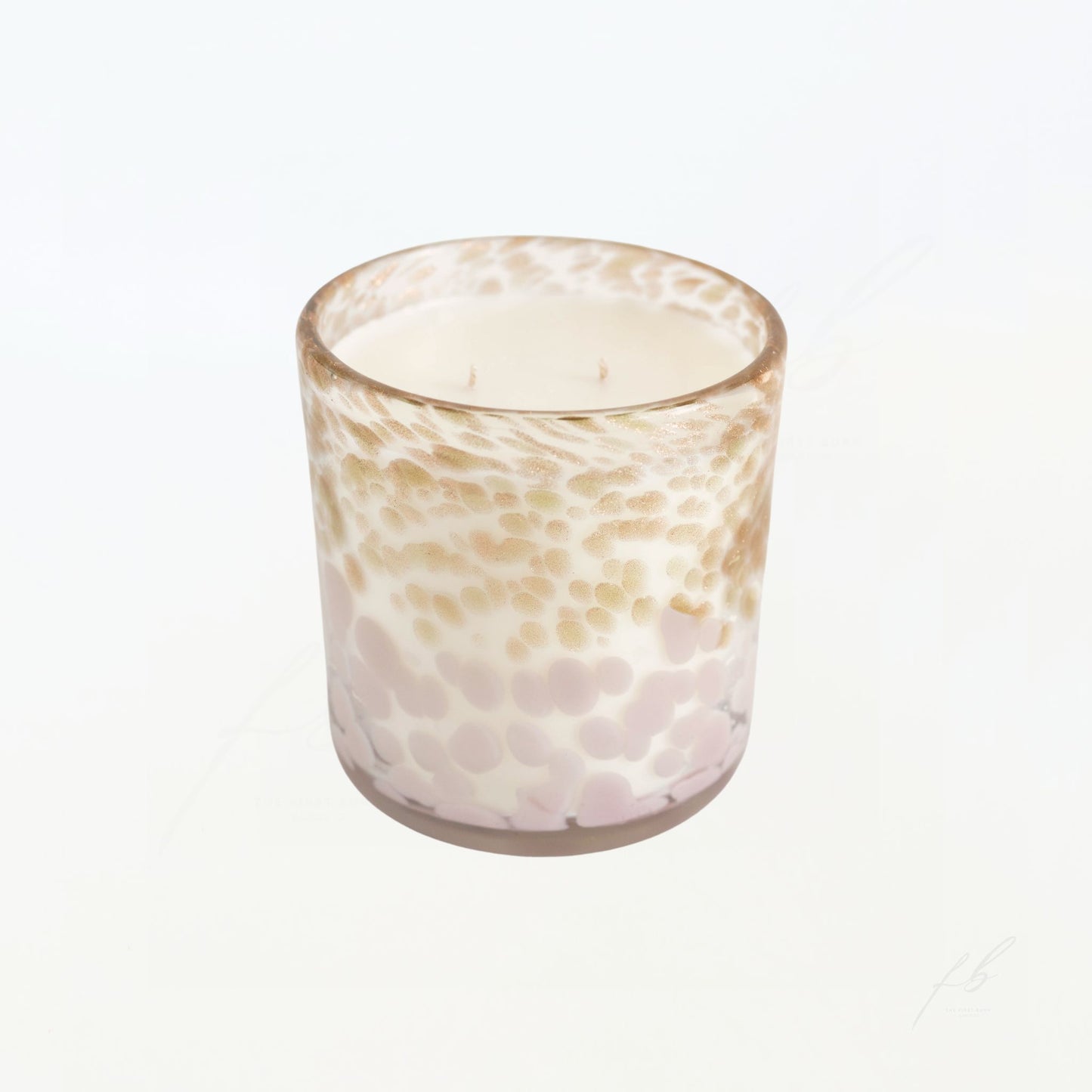 Pink + White Candles, 15 Oz - The First Burn Candle Co.