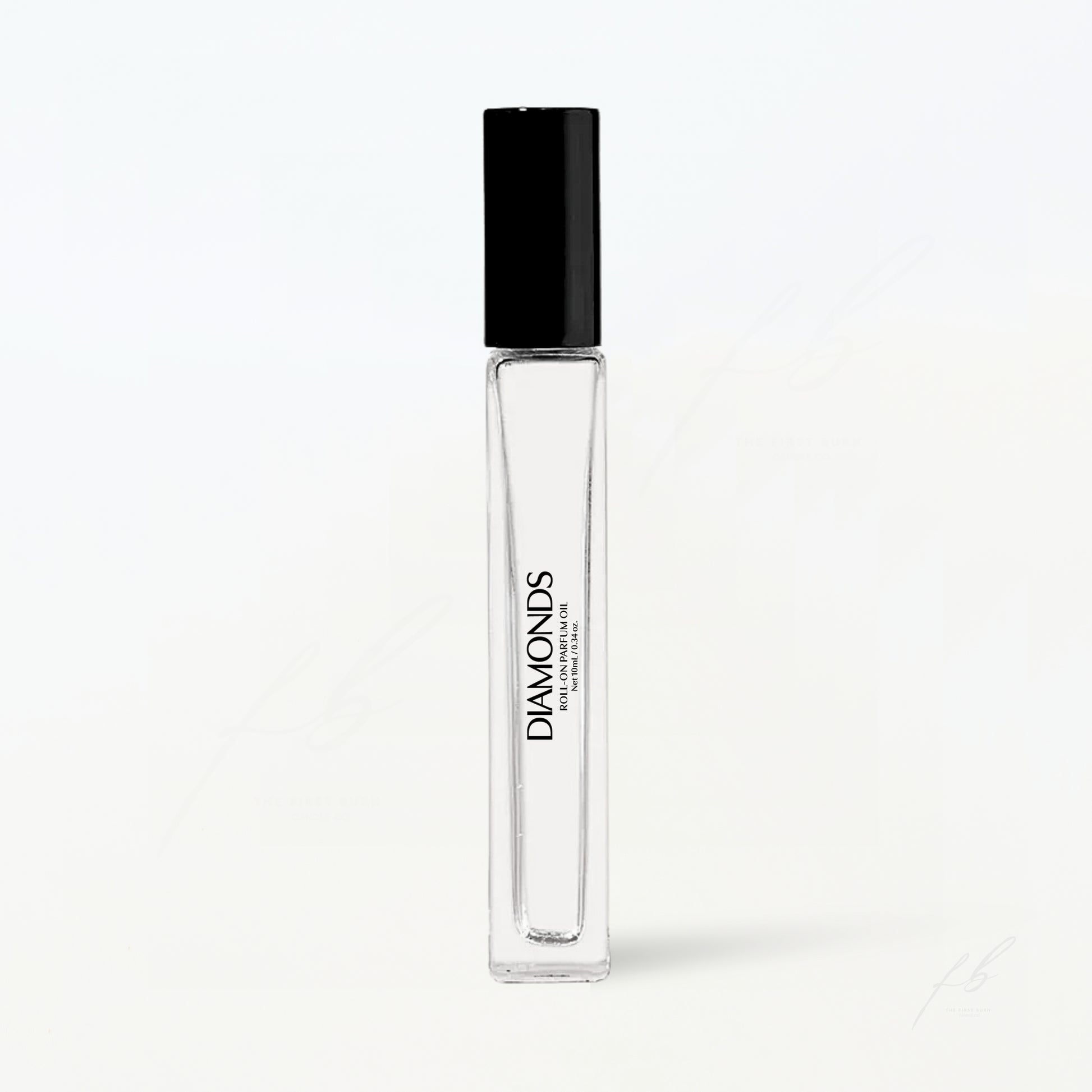 Roll-On Parfum Oil 10mL Bottle, Diamonds by The First Burn Fine Fragance Co.