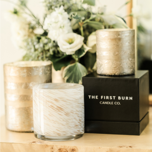 Holiday Collection Candle Vessels Stylized - The First Burn Candle Co.