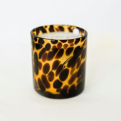 Leopard 8 Oz Candle Vessel - The First Burn Candle Co.