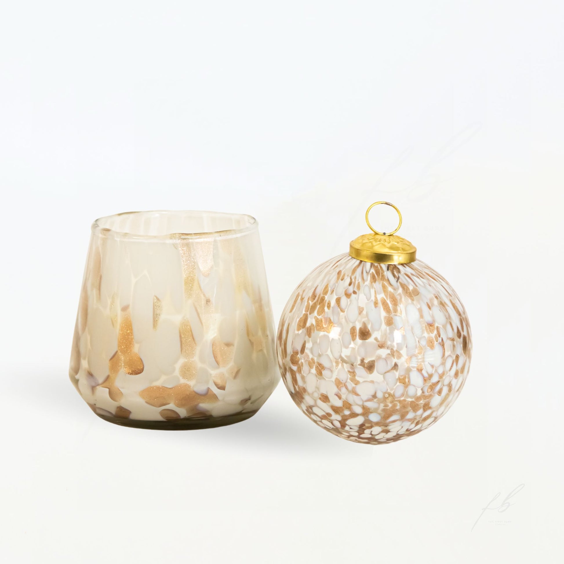 Ornament Candle Holiday Gift Box Candle and Ornament by The First Burn Candle Co.