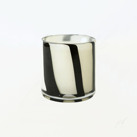 Black Stripe, 15 Oz - The First Burn Candle Co.