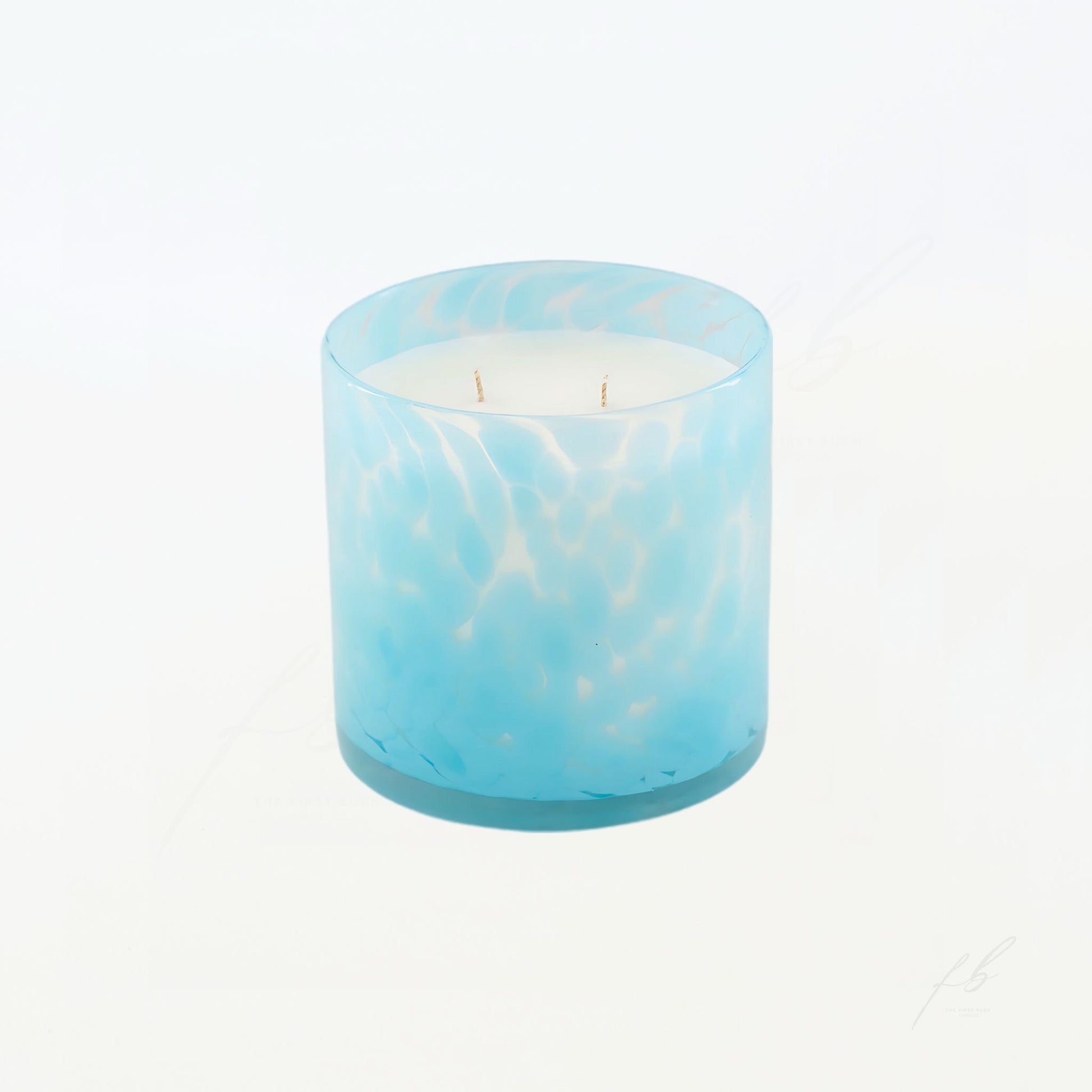 Blue Dot Candle, 15 Oz - The First Burn Candle Co.