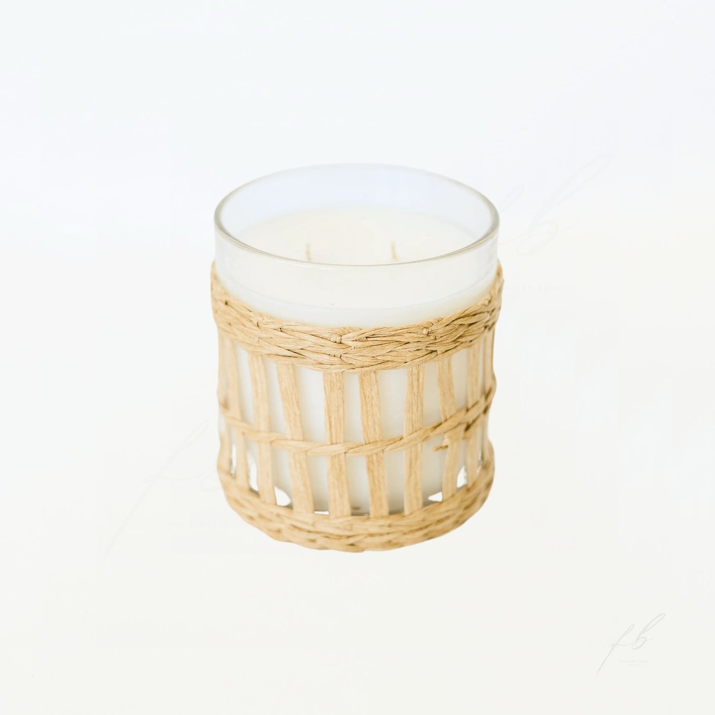 Rattan Candle, 15 Oz - The First Burn Candle Co.