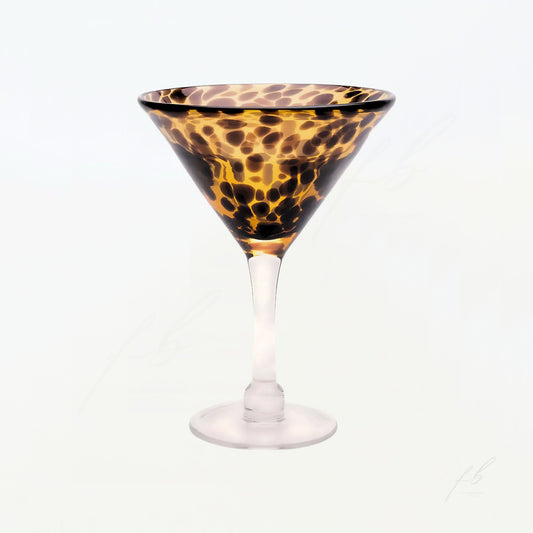 Martini Glass - Leopard - The First Burn Candle Co.