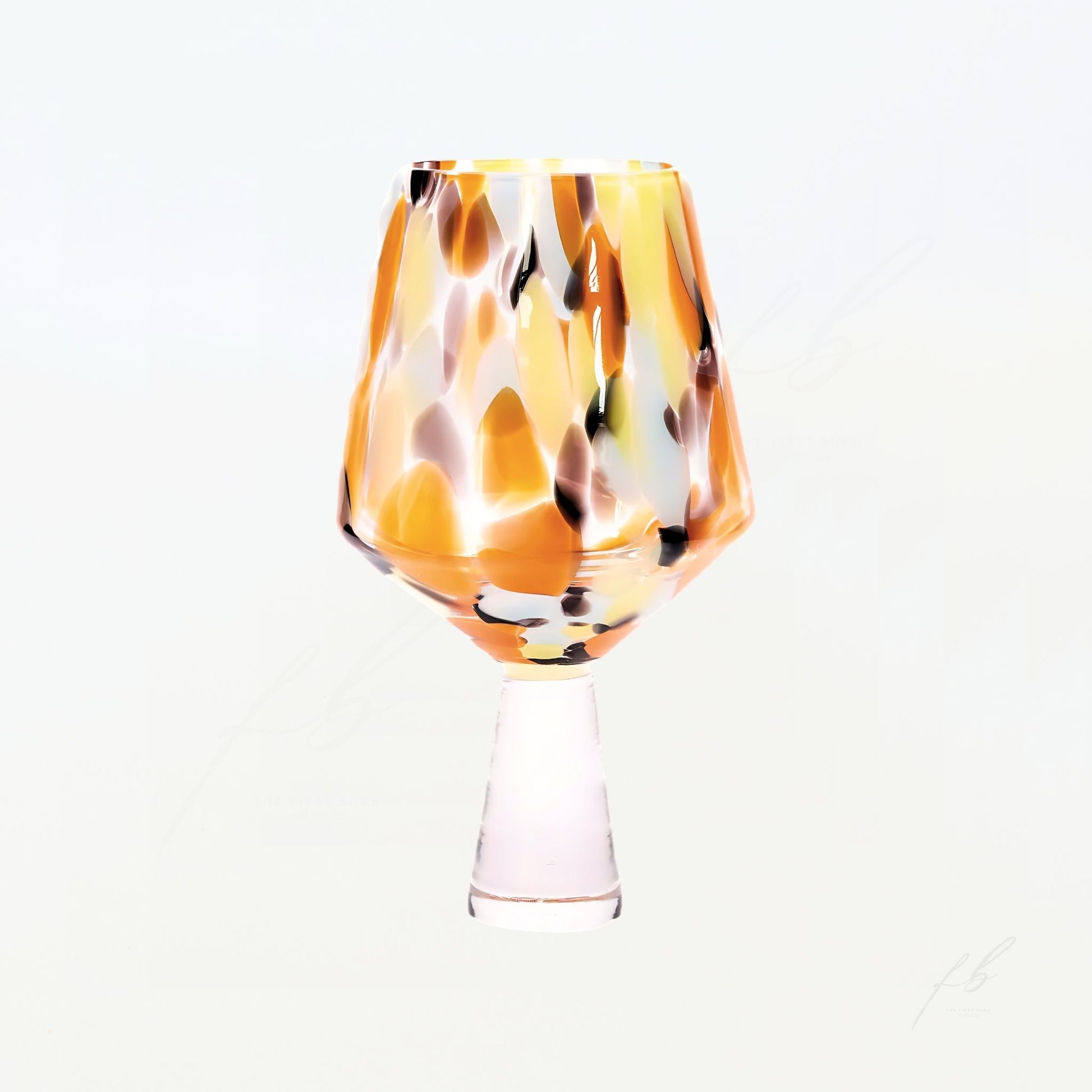 Wine Glass, Large - Citrus - The First Burn Candle Co.