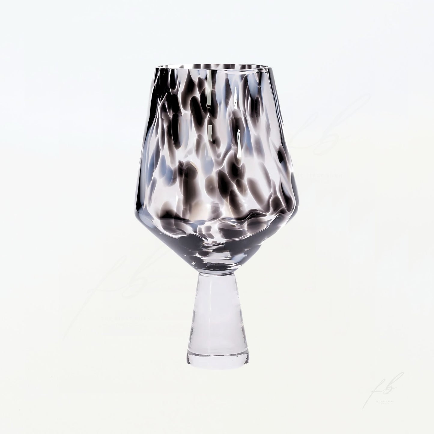 Wine Glass, Large - Dalmatian - The First Burn Candle Co.