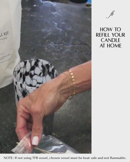 How to Use The Candle Refill Kit by The First Burn Fine Fragrance Co.